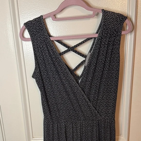 Loveappella Ciara Knit Jumpsuit in Black & White - Picture 5 of 12